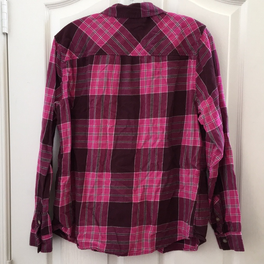 FINAL MARKDOWN Ladies’ Croft&Barrow Plaid Blouse (XL) - Picture 6 of 6